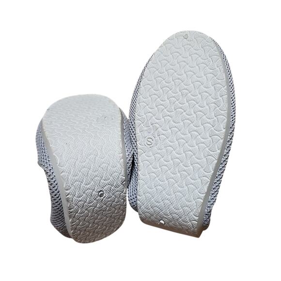 Lot of 2 Rollasole Black Gray Snakeskin Foldable Slip On Flats Womans Sz 5.5-6.5 - Picture 6 of 7